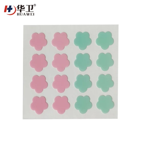 Patch hydrocolloïde contre l'acné avec des formes colorées d'un fabricant chinois